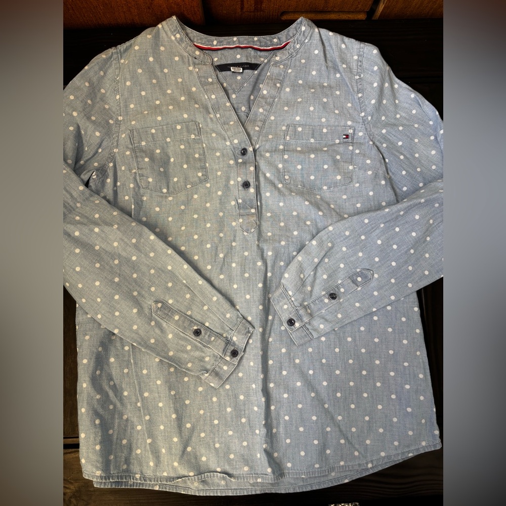 Tommy Hilfiger women Large Polka Dot Shirt